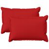 vidaXL Cushion Cover 2 pcs HOUTEN Red 30 x 50 cm Faux Linen