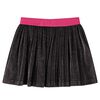 Kids' Pleated Skirt with Glitter Navy 128