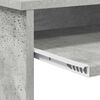 vidaXL Desk Concrete Grey 120.5 x 44 x 88.5 cm Engineered Wood