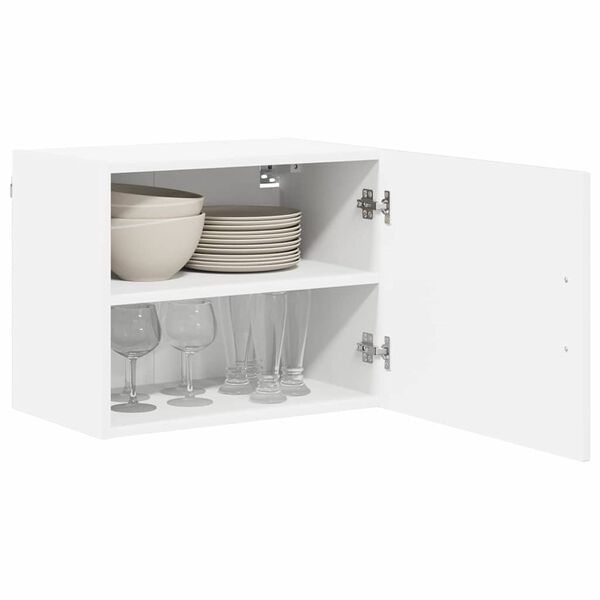 vidaXL Kitchen Cabinet 2 pcs High Gloss White 50 x 31 x 40 cm