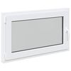 vidaXL Basement Window RISOR 100x60 cm Tilt&Turn DIN Left White