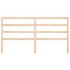 vidaXL Bed Headboard 206x4x100 cm Solid Wood Pine