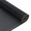 vidaXL Rug Rectangular Black 100x400 cm Bamboo