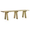 vidaXL Garden Bench 160 cm Impregnated Solid Wood Pine