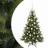 vidaXL Artificial Christmas Tree with Bauble 120 cm 150 LEDs