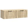 vidaXL Wall-Mounted TV Cabinet Wall-mounted Sonoma Oak 98 x 41 x 30 cm