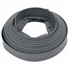 vidaXL Lawn Edgings Grey 3000 x 4 x 5 cm Plastic
