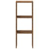 vidaXL Bookcase Stackable Old Wood 30x30x80 cm Engineered Wood