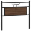 vidaXL Headboard Brown Oak 107 cm Engineered Wood and Steel