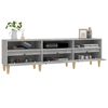 vidaXL TV Cabinet Concrete Grey 150x30x44.5 cm Engineered Wood