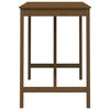 vidaXL Bar Table Honey Brown 140x80x110 cm Solid Wood Pine