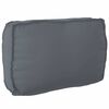 vidaXL Pallet Cushion for Backrest Anthracite 70 x 40 x 12 cm