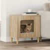 vidaXL Cat House Sonoma 51 x 30 x 52 cm Engineered Wood