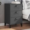 vidaXL Bedside Cabinet VIKEN Anthracite Grey Engineered Wood