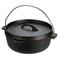 ProGarden Cast Iron Dutch Oven Cooking Pot VAGGAN 20 cm