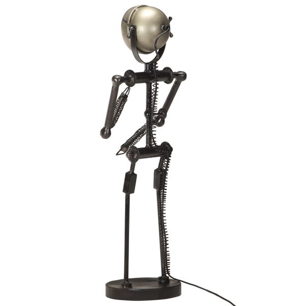 vidaXL Stand Lamp with Motorbike Headlight Doll Shape E27