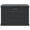 vidaXL Garden Storage Box Anthracite 77.5 x 54.5 x 53 cm Plastic