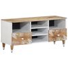 vidaXL TV Cabinet 100x33,5x46 cm Solid Wood Mango