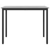 vidaXL Table Grey Sonoma 100 x 50 x 76.5 cm Engineered Wood and Steel