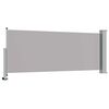 vidaXL Patio Retractable Side Awning 100 x 300 cm Grey