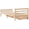 vidaXL Bed Frame without Mattress 100x200 cm Solid Wood Pine