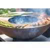 RedFire Garden Barbecue with Wood Storage Onyx 60 cm Black