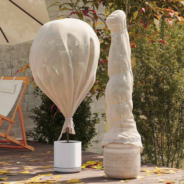 vidaXL Frost Protection Plant Fleece Beige 20 x 3.2 m Non-woven Fabric