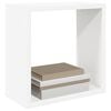 vidaXL Wall Cube Shelves 4 pcs White and Sonoma Oak 30x15x30 cm