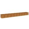 vidaXL Garden Raised Bed 386x50x36 cm Corten Steel