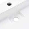 vidaXL Wash Basin 80x46x11 cm Mineral Cast/Marble Cast White