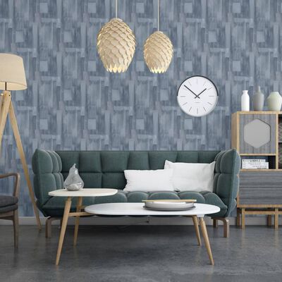 DUTCH WALLCOVERINGS Wallpaper Wood Grey