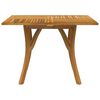 vidaXL Garden Table 110x110x75 cm Solid Wood Acacia