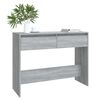 vidaXL Console Table Grey Sonoma 100x35x76.5 cm Engineered Wood