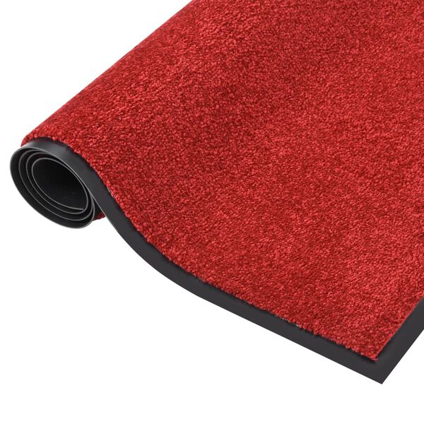 vidaXL Doormat Red 60x80 cm