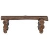 vidaXL Bench Natural 115 x 30 x 34 cm Solid Teak Wood