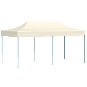 vidaXL Party Tent Folding Cream 291 x 580 x 315 cm Oxford Fabric