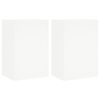vidaXL TV Wall Cabinets 2 pcs White 40,5x30x60 cm Engineered Wood