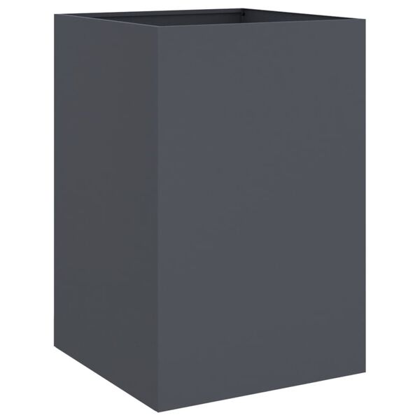 vidaXL Planter Anthracite 52x48x75 cm Steel