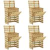 vidaXL Slatted Garden Composter 4 pcs Green 110 x 58 x 113 cm