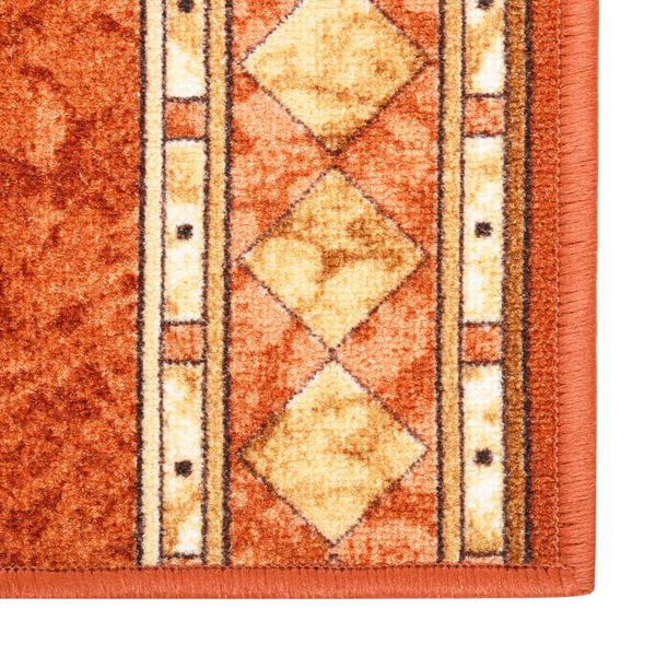 vidaXL Carpet Runner Terracotta 100x300 cm Anti Slip