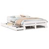 vidaXL Bed frame without Mattress White 140x200 cm Solid Wood Pine