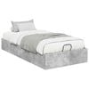 vidaXL Ottoman Bed Frame with Storage Concrete Grey 193 x 90 x 25 cm