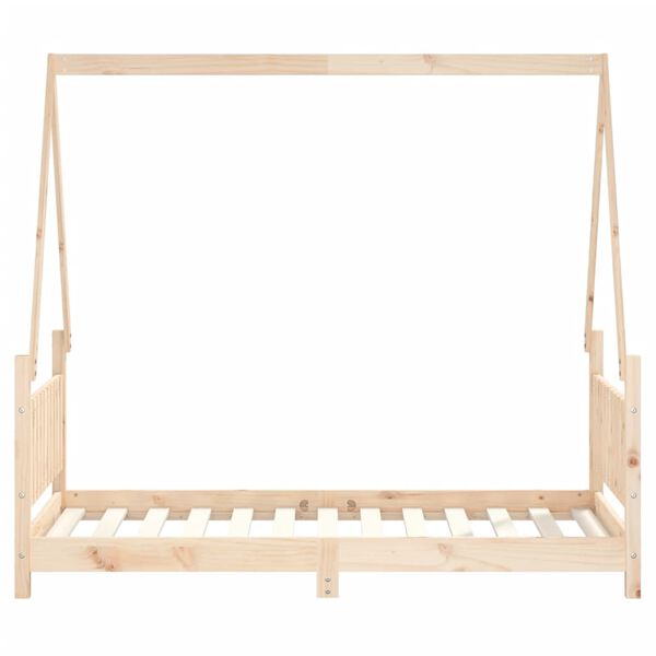 vidaXL Kids Bed Frame 80x160 cm Solid Wood Pine