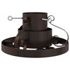 vidaXL Christmas Tree Stand Antique copper 40 x 40 x 20.5 cm Steel