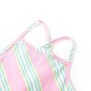 Kids' Dress with Drawstring Sleeveless Pink 104