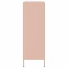 vidaXL Highboard Pink 68x39x113 cm Steel