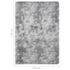 vidaXL Shaggy Rug Grey 170x120 cm