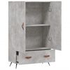 vidaXL Highboard Concrete Grey 69.5x31x115 cm Engineered Wood