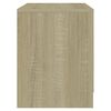 vidaXL Bedside Cabinet Sonoma Oak 45x34.5x44.5 cm Engineered Wood