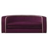 vidaXL Foldable Dog Sofa Burgundy 73x67x26 cm Plush Washable Cushion